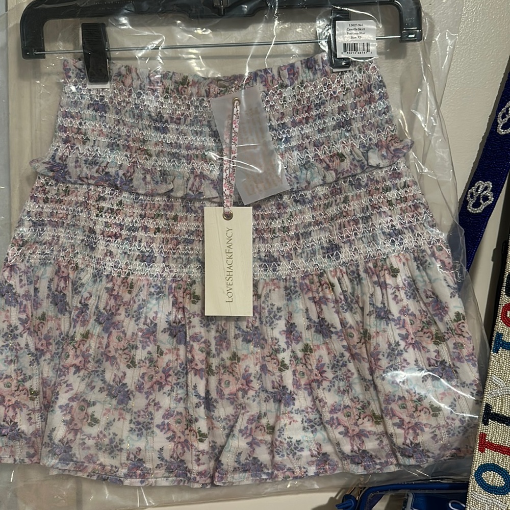 Camilla Mini Skirt LoveShackFancy